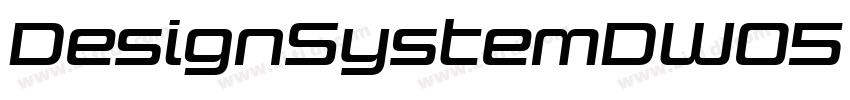 DesignSystemDW05 700字体转换